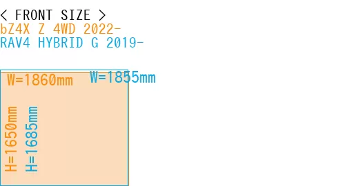 #bZ4X Z 4WD 2022- + RAV4 HYBRID G 2019-